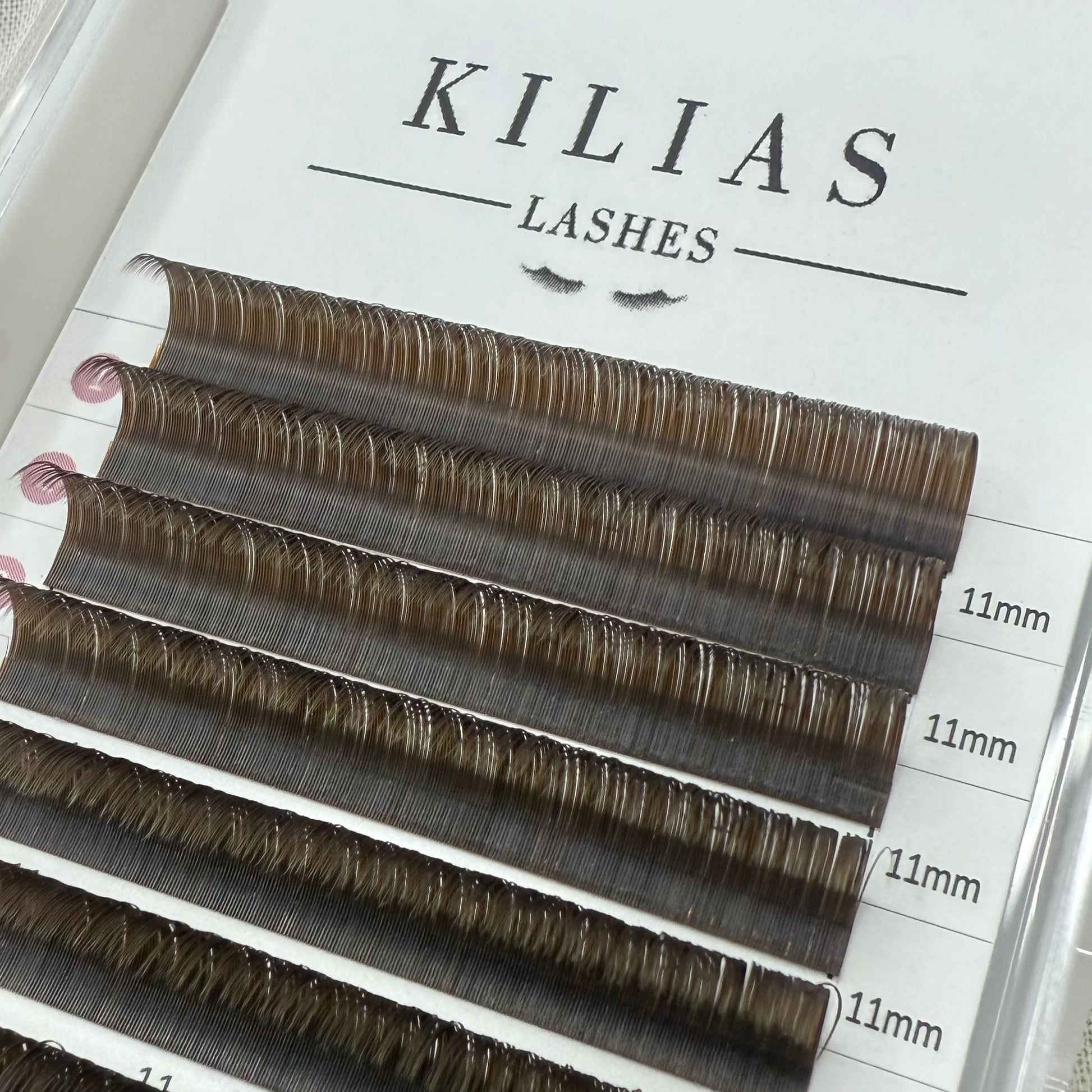 Flat lashes - Brun