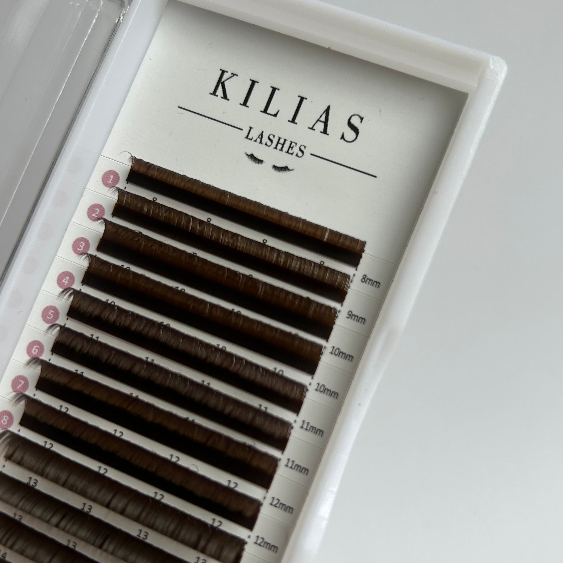 Flat lashes - Brun