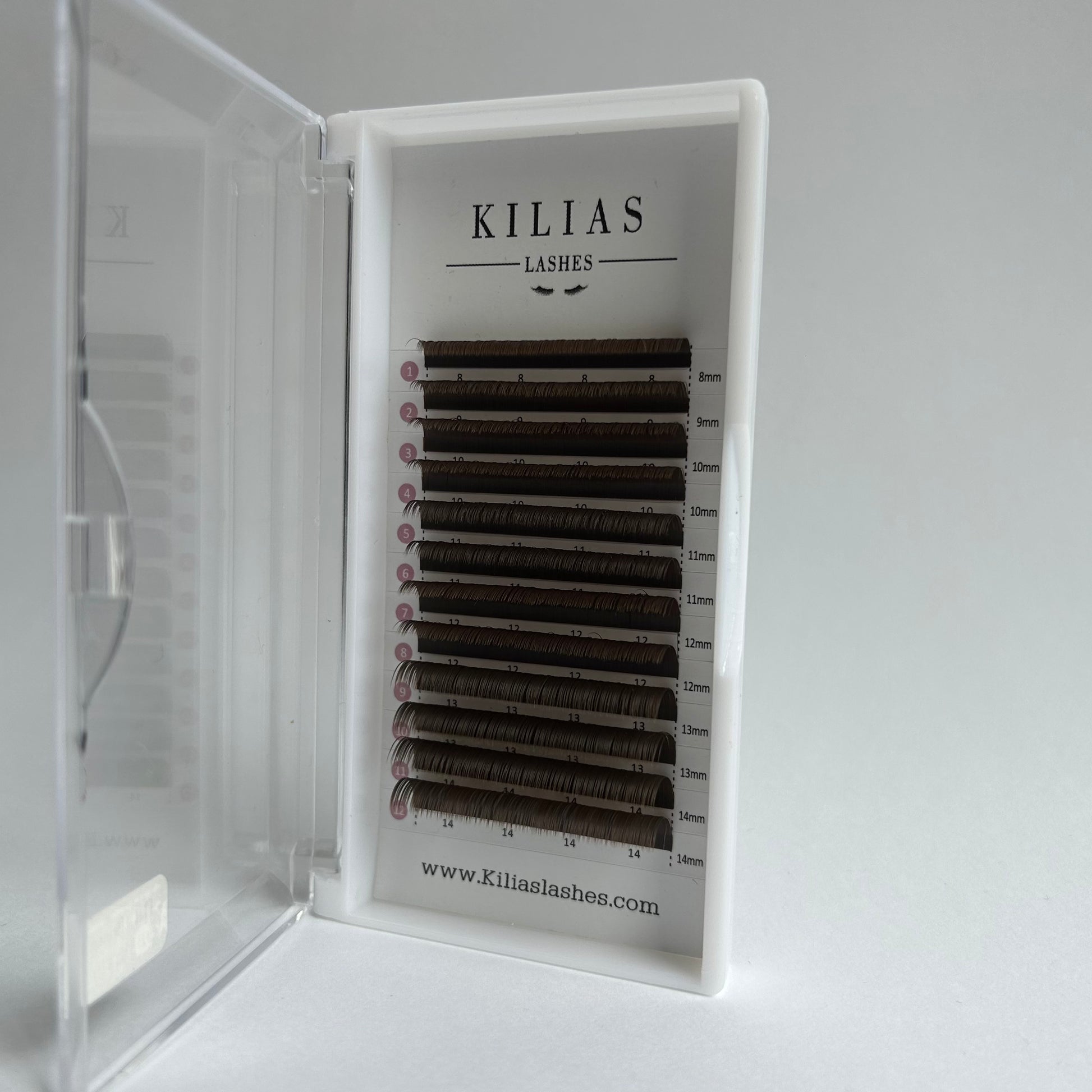 Flat lashes - Brun